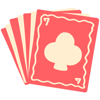 Cute Playing Cards in Pink png