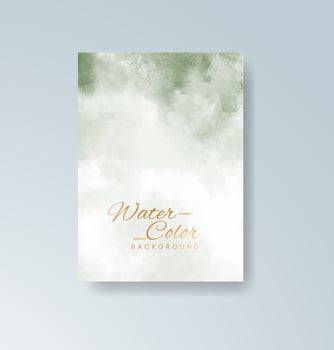 Deep watercolor layers in blue and black for a moody and dramatic card. vector