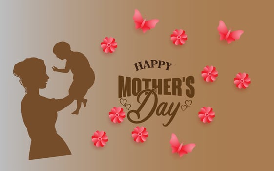 Happy Mother's day banner vector
