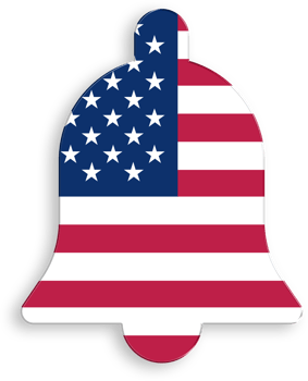 American Flag Notification Icon 4th of July USA Independence Day Veterans Day png