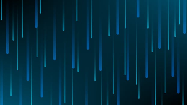 Abstract Blue Green Vertical Lines Light Streaks Background Digital Futuristic Technology Data Stream Design vector
