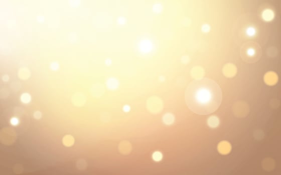 Golden Bokeh Light Background. Soft glowing abstract backdrop for celebration and luxury design, Background decoration vector