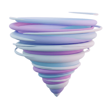 Tornado minimalist 3D rendering smooth renderer png