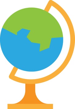 Geography Globe Earth Social vector