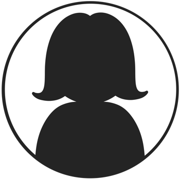 Minimalist Female User Icon png