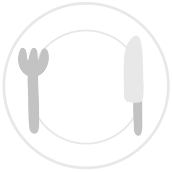 plate with fork and knife icon on transparent background png