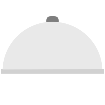 Food tray generic flat icon isolated on transparent background. png