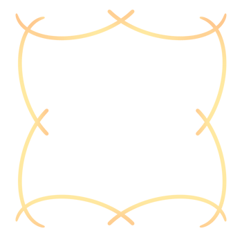 a square frame with a yellow border on a transparent background png