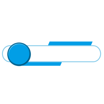 Blue White Lower Third Title Frame for social media png