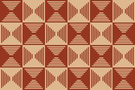 A pattern with red and brown rectangles background vector