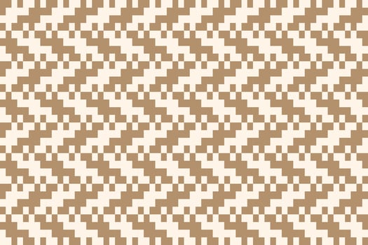 A brown chevron square geometric pattern vector