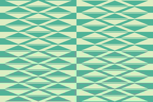 A green and white geometric pattern vector