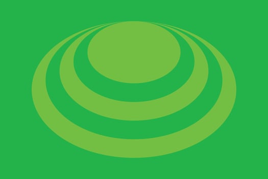 The green logo for the green energy company vector