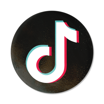 A button with the word tiktok on it png