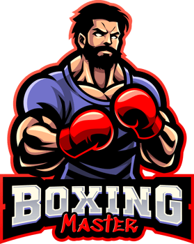 Boxing master mascot png