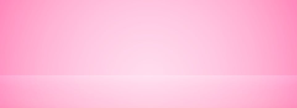 Pink gradient studio room design. Light rose podium concept wallpaper. Background surface backdrop for presentation, mockup template, product showcase. Empty platform or display backdrop. vector