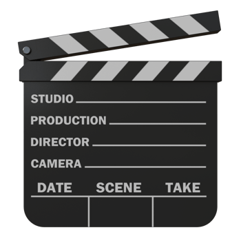 movie clapboard actio png