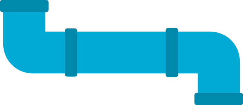 Blue PVC pipe icon png