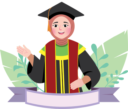 Graduation Gift Banner Featuring Academic Theme png