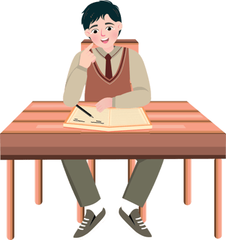 Korean Student with Serious Expression in Uniform png