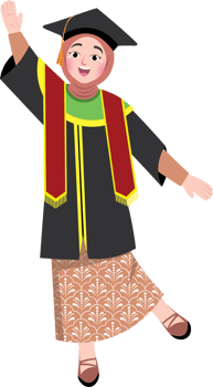 Cheerful Graduate Expressing Joy png