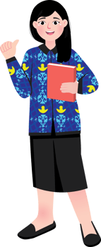Teacher in Government Uniform Holding a Book png