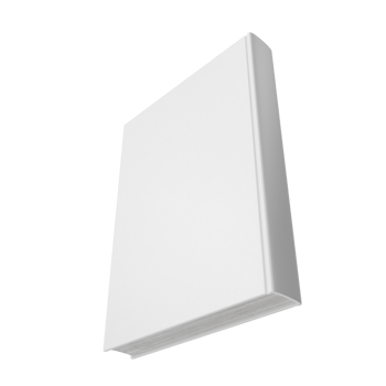 Blank Book Cover on transparent background, png