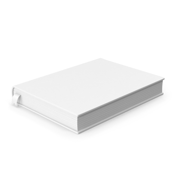 Blank book on transparent background png
