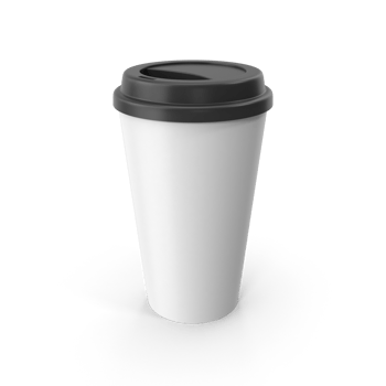 Blank White Coffee Cup Mockup , transparent background, png