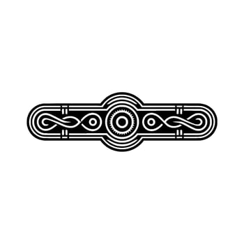 Decorative Geometric Ornament, Illustration vector