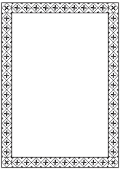 VINTAGE BLACK WHITE FRAME png