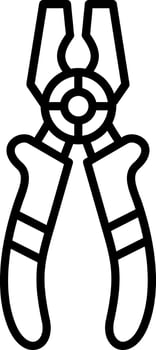 Multi Grip Hand Pliers vector