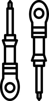Standard Flathead Screwdriver vector
