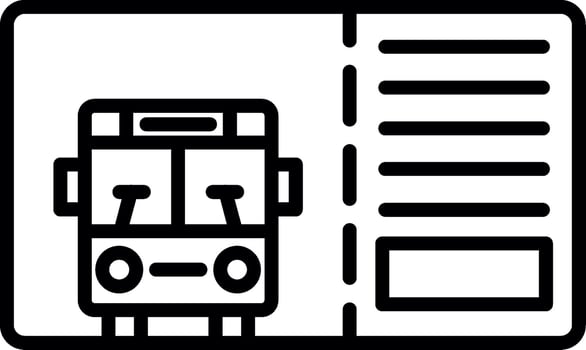 Monthly Bus Pass vector