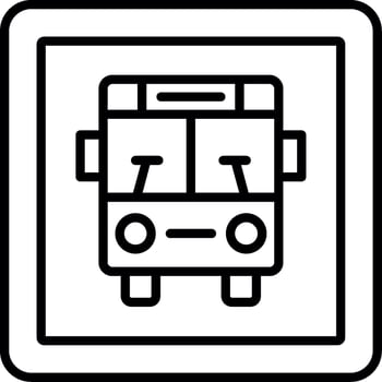 Informational Bus Signage vector