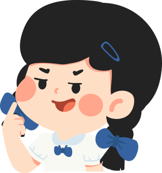 Schoolgirl Pointing to Her Face png
