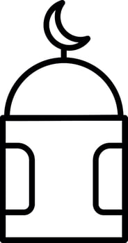 Quiet Prayer Room Facility vector
