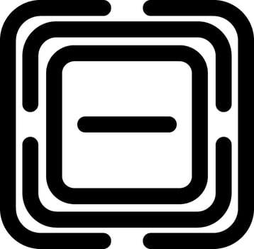 Subtract Minus Line Icon vector
