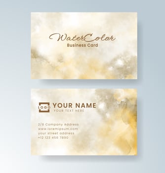 Soft and artistic card with watercolor texture overlay. vector