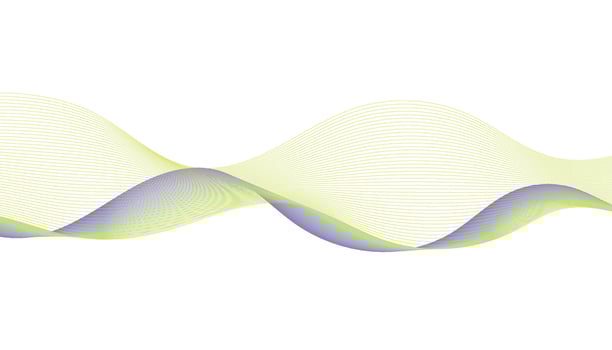 Purple and Green Abstract Wave Background vector