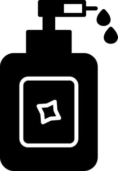 Antibacterial Hand Wash Soap Glyph vector