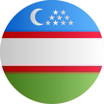 Flag of Uzbekistan Gradient vector