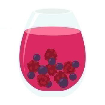Various juice and bubble tea drinks in glass, bottle, can, and carton packaging. Summer cold drinks. vector