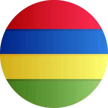 Flag of Mauritius Gradient vector