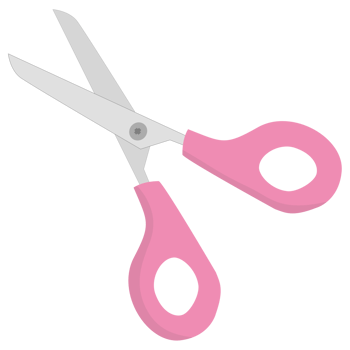 cute pink Scissors png