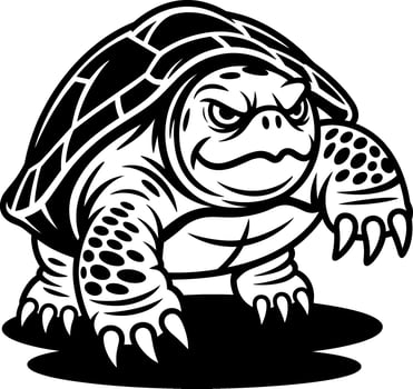Snapping Turtle with Attitude vector