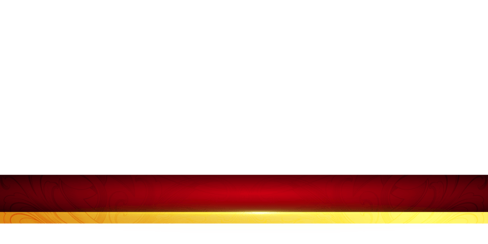Red Floral Lower third on a Transparent Background png