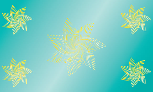 Abstract floral background with decorative leaves and natural design elements vector