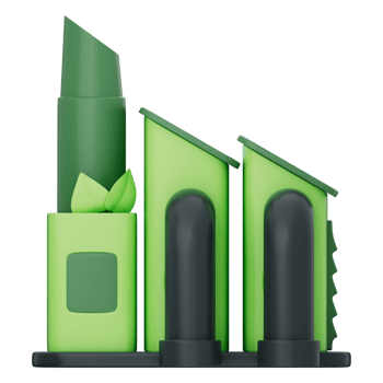 Factory with low carbon, green tech, renewable energy, clean power, sustainable industry, eco-friendly solutions, smart system, carbon footprint, innovation. Transparent background, 3d illustration. png
