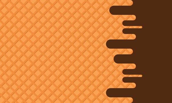 ICE CREAM CONE PATTERN BACKGROUND. GREAT FOR COLD FOOD THEME vector